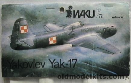 Waku 1/72 Yakolev Yak-17 - Czech  / Polish / Soviet Air Forces plastic model kit